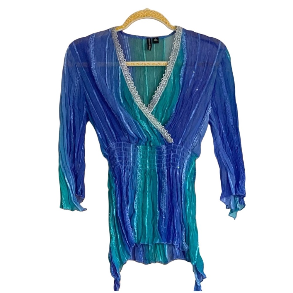 NWT ESSENTIALS BY MILANO Blouse sz L